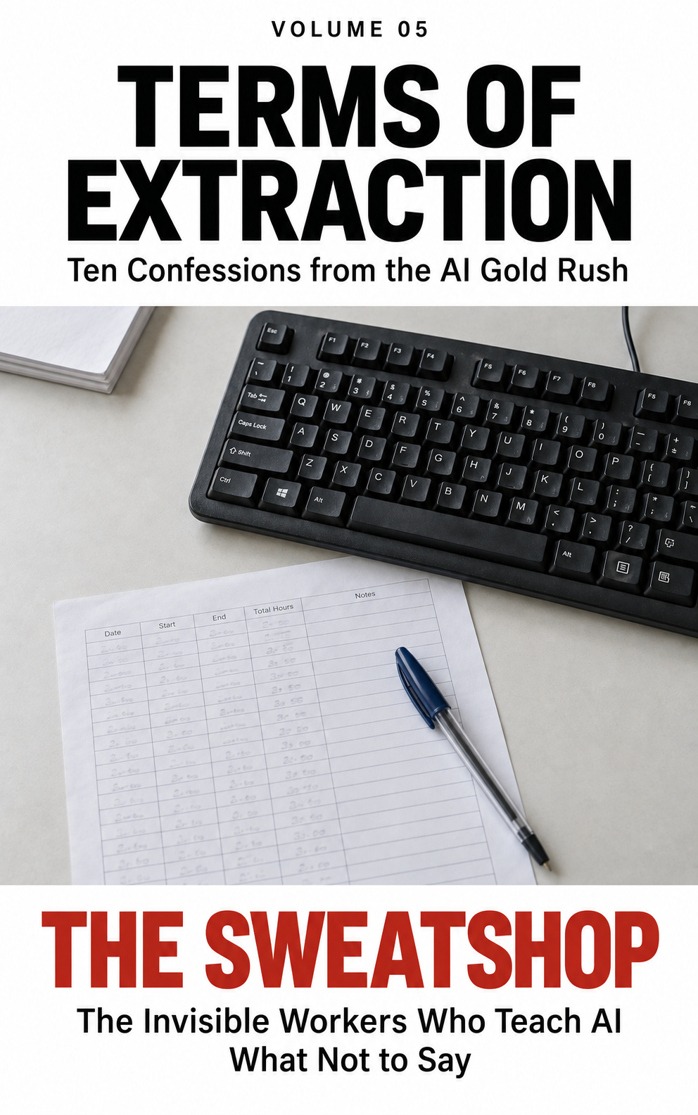 The Sweatshop — approved book cover