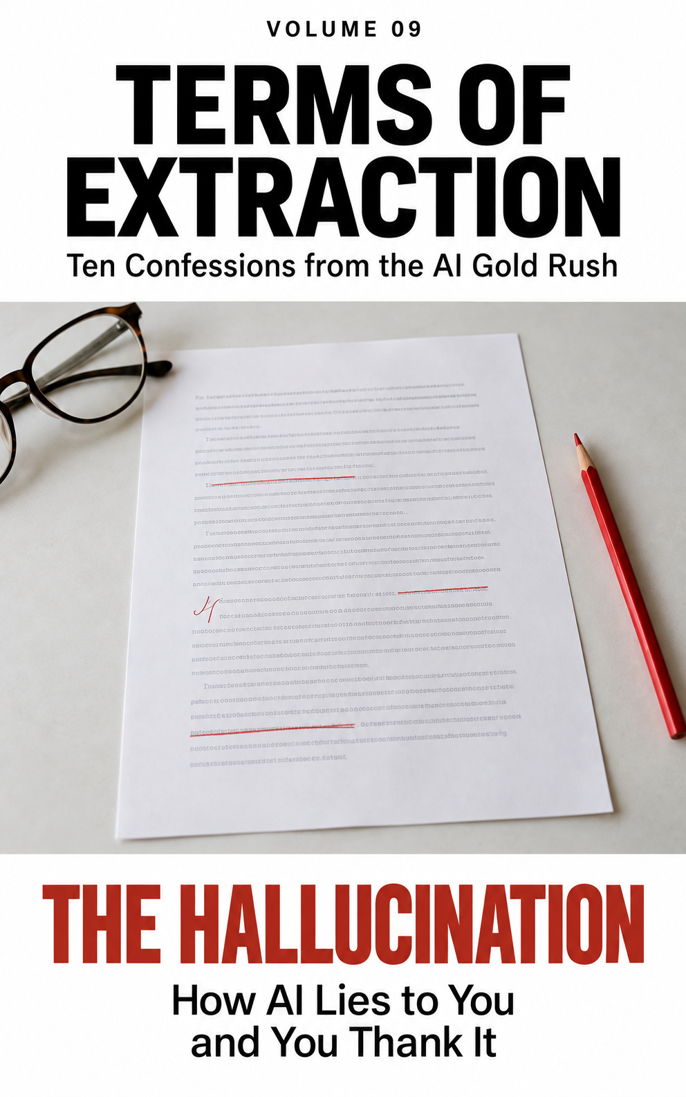 The Hallucination — approved book cover